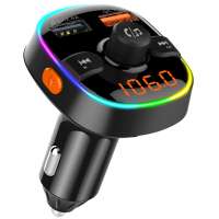 BC52 Wireless bluetooth FM transmitter bluetooth car charger receiver car MP3 player dual USB port and smart charge